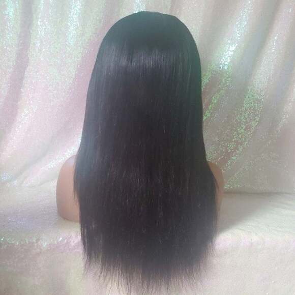 100%Human hair closure wig main image 5
